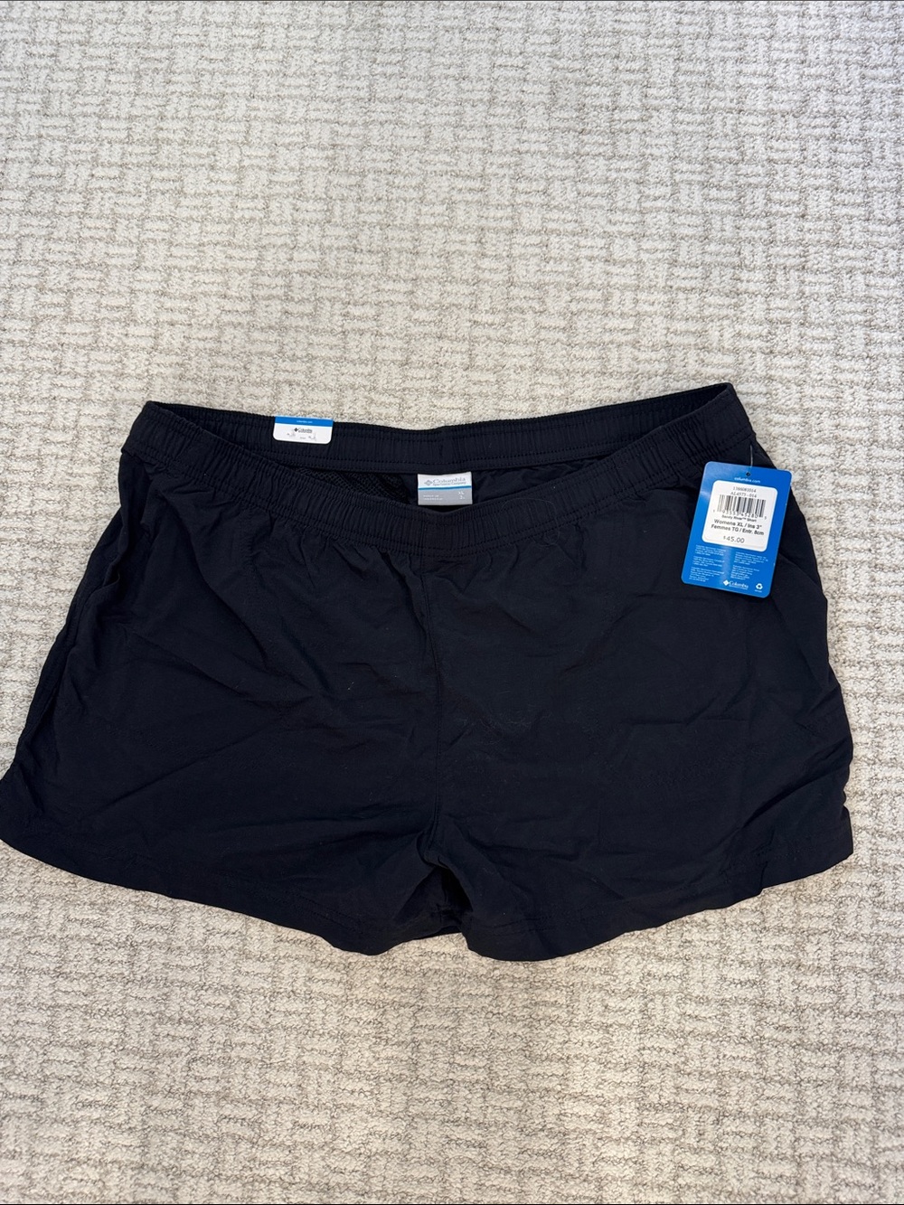 Columbia Women's Black Athletic Shorts with Pockets